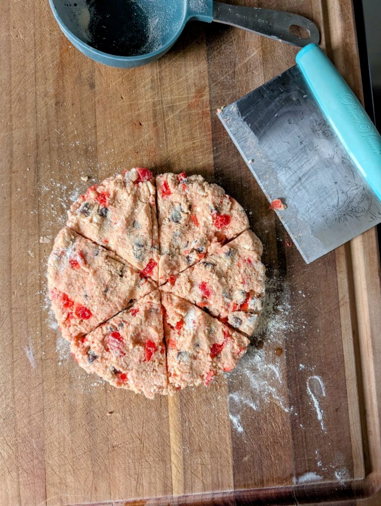 cherry chocolate scones