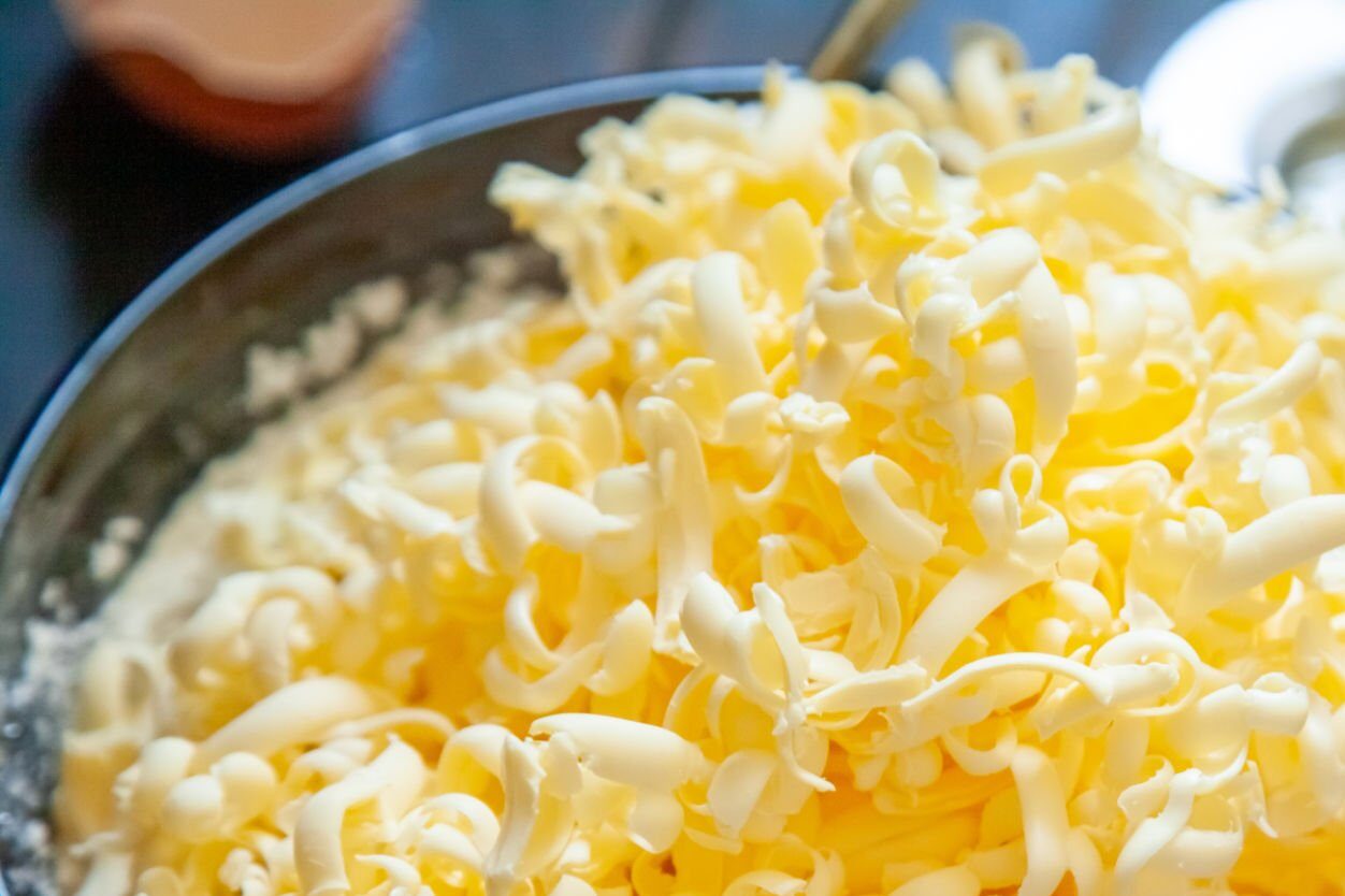 grated butter for cherry chocolate scones