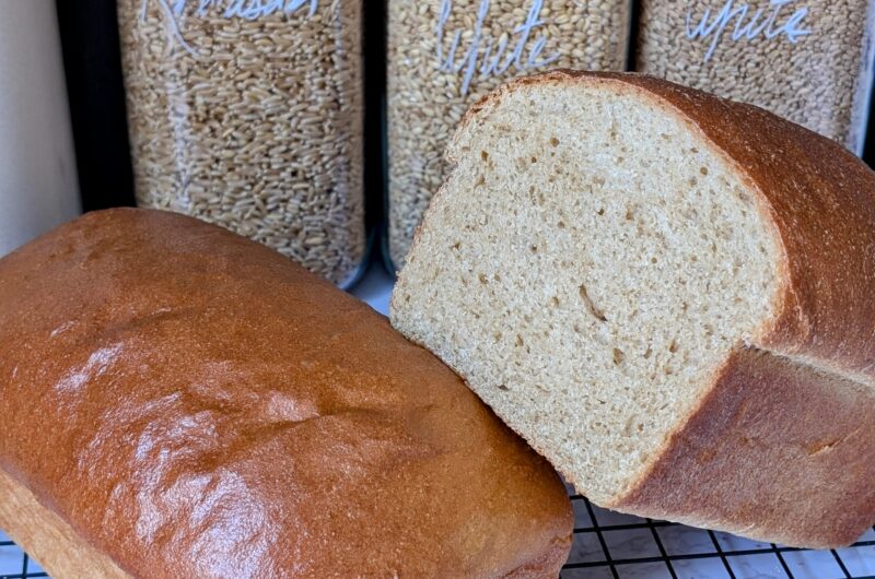 Sandwich Bread with Freshly Milled Flour