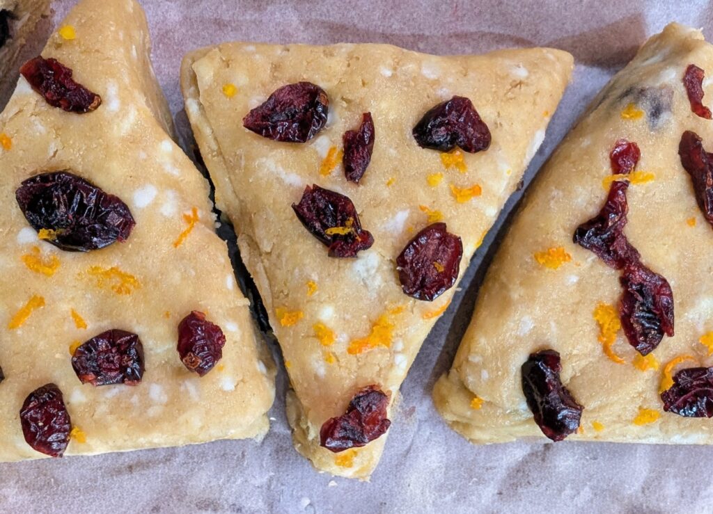 Morning Glory Scones with Freshly Milled Flour