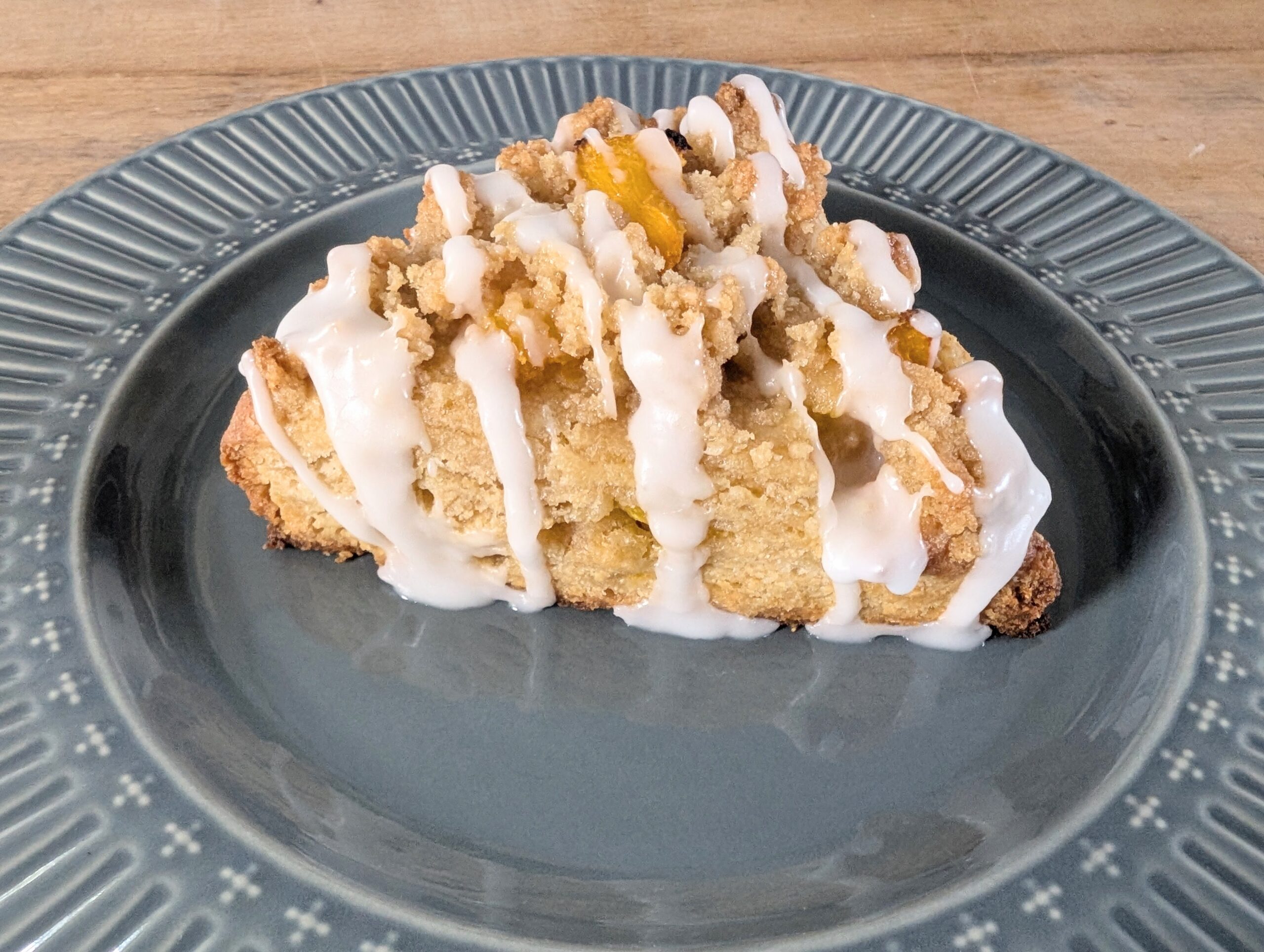 Peach Cobbler Scones with Freshly Milled Flour